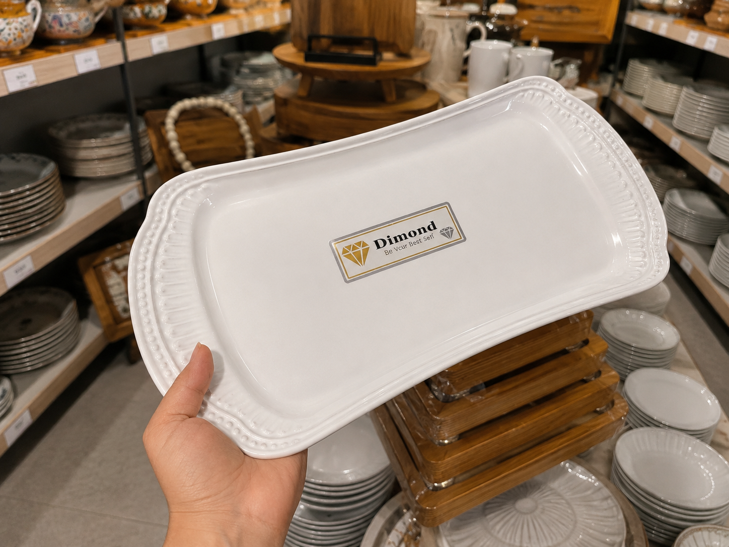 دیس برنج و کباب سرامیکی